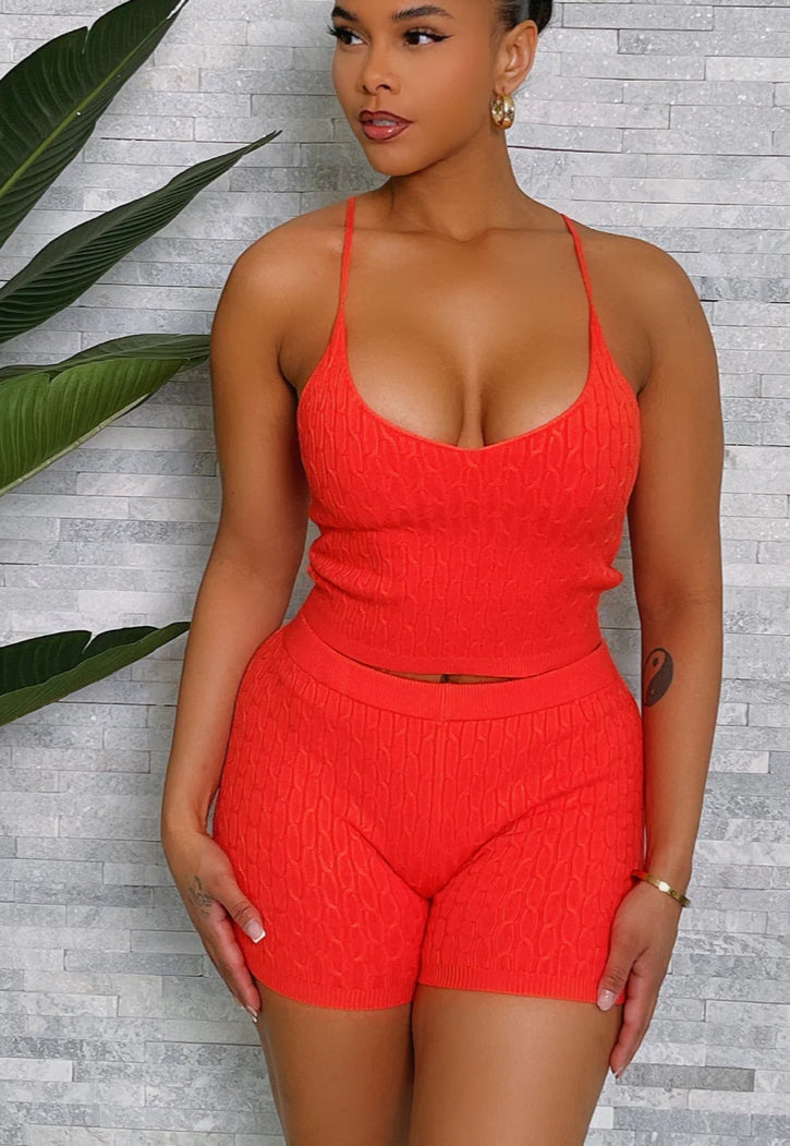 Sweater Short Set