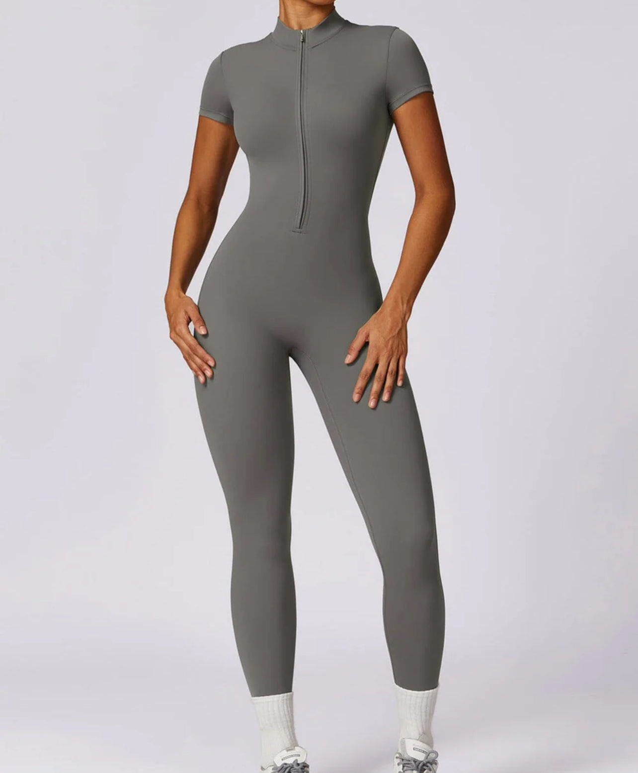 Zip-Up Jumpsuit