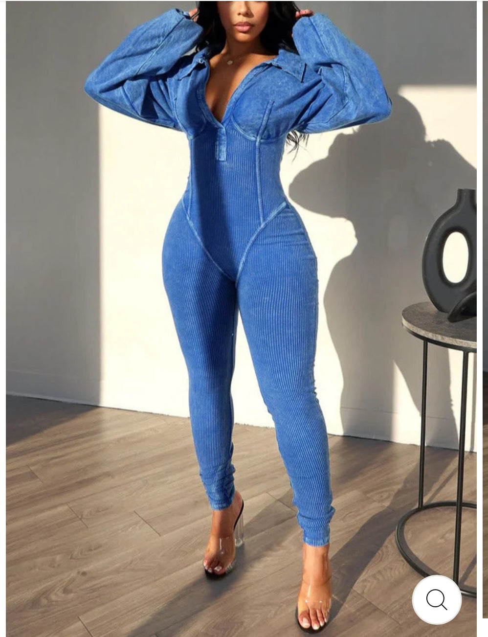 V neck Jumpsuit