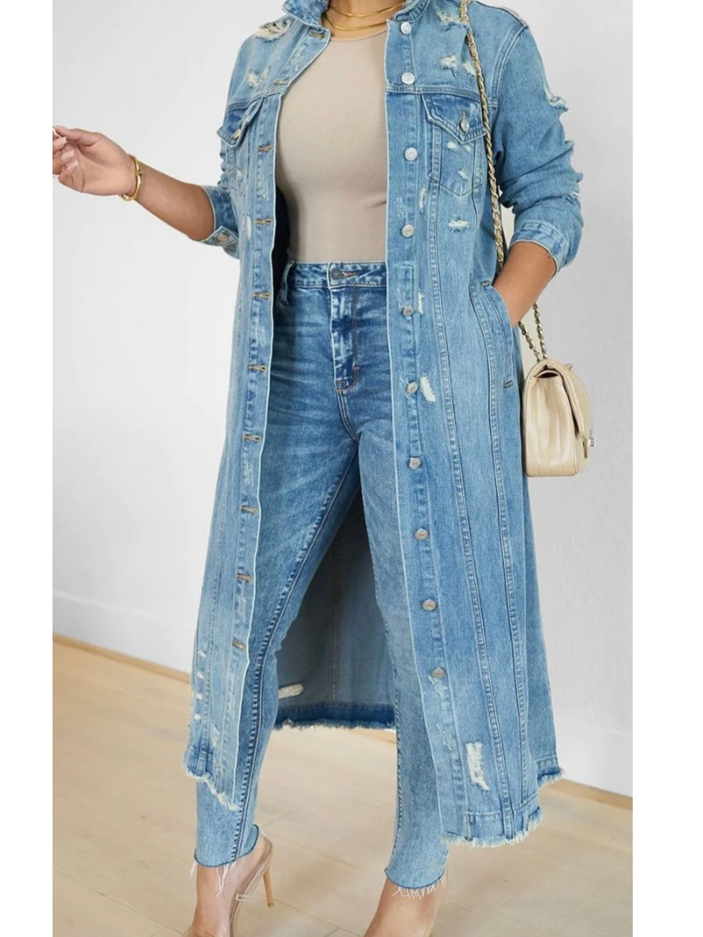 Long Denim Jacket