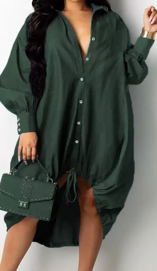 Green Parachute Dress